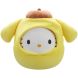 Мягкая игрушка SQUISHMALLOWS серии Хелоу Китти ХЕЛОУ КИТТИ В ОБРАЗЕ ПОМПОМПУРИН (20 см) SQSN00387