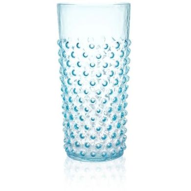 Набір 2шт Склянка для напоїв 400 мл Hobnail, Azure, набір 2шт KLIMCHI 21013/400-361/27
