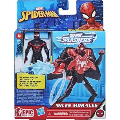 Набор игрушечных фигурок Веб сплешерс с аксессуаром Майлз Моралес Marvel F7847