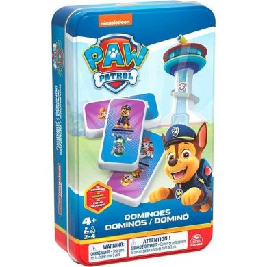Настольная игра: домино &laquo;Щенячий патруль&raquo; (в жестяной коробке) Spin Master SM98408/6067468