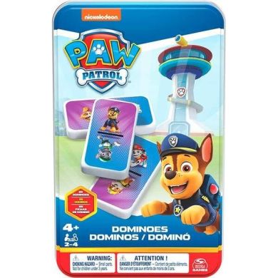 Настольная игра: домино &laquo;Щенячий патруль&raquo; (в жестяной коробке) Spin Master SM98408/6067468