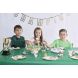 Одноразові паперові тарілки Talking Tables Party Champions білі з золотим 12 шт. CHAMP-PLATE-SML