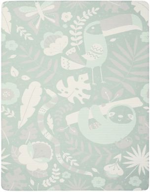 Плед Jungle Biederlack Ментол 733382, 75 x 100
