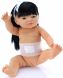 Пупс с анатомическими признаками длинные волосы азиатка The Doll Factory Babylin 38 см 07.63808L
