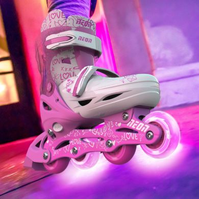 Роликові ковзани Neon Inline, розмір 34-37, рожевий NT08P4