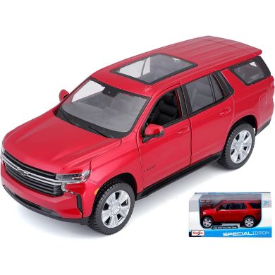 Автомодель в масштабе 1:24 2021 Chevy Tahoe красный 31533 red