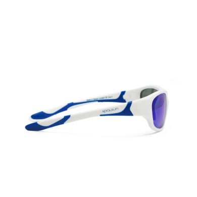 Детские солнцезащитные очки бело-голубые серии Sport (размер: 3 и ) Koolsun KS-SPWHSH003