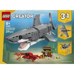 Конструктор LEGO Creator Люта акула зі скринею скарбів 31381