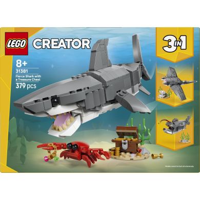 Конструктор LEGO Creator Люта акула зі скринею скарбів 31381