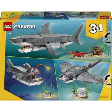 Конструктор LEGO Creator Люта акула зі скринею скарбів 31381