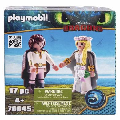 Конструктор Playmobil Dragons Молодята Гикавка і Астрід 70045