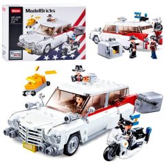 Конструктор SLUBAN M38-B1099 Model Bricks: Машинка, 411 деталей