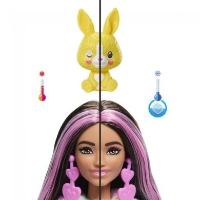 Лялька Barbie Cutie Reveal серії Кольорові пухнастики кролик HRK38