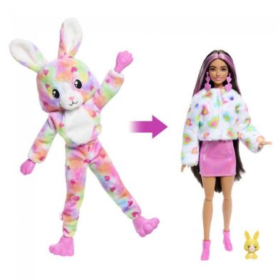 Лялька Barbie Cutie Reveal серії Кольорові пухнастики кролик HRK38