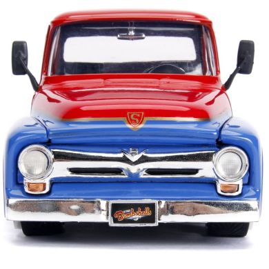 Машина металева Jada &laquo;Комікси DC. Супердівчина&raquo; Форд F-100 (1956) з фігуркою, масштаб 1:24, 8+253255008