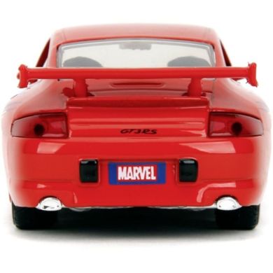Машина металева Jada Марвел. Людина-Павук Порше 911 GT3 RS (996), масш. 1:32, 8+ 253222020