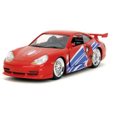 Машина металева Jada Марвел. Людина-Павук Порше 911 GT3 RS (996), масш. 1:32, 8+ 253222020