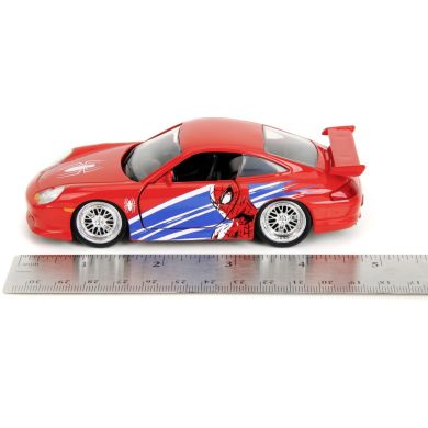 Машина металева Jada Марвел. Людина-Павук Порше 911 GT3 RS (996), масш. 1:32, 8+ 253222020