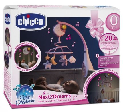 Мобіль Chicco Next2Dreams Рожевий 07627.10, Рожевий