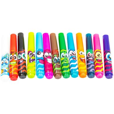 Набор ароматических маркеров для рисования, изменяющих цвет ЦВЕТНАЯ МАГИЯ (12+1 цветов) Scentos 25016