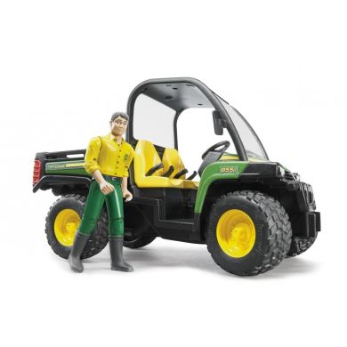 Набір іграшковий Автомобіль John Deere Gator XUV 855D з фігуркою Bruder 02490
