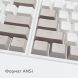Набір кейкапів DARK PROJECT Keycaps PBT Dark Project сiро-бiлi DP-KS-0048