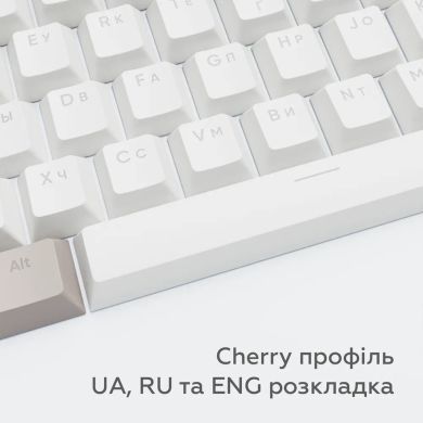 Набір кейкапів DARK PROJECT Keycaps PBT Dark Project сiро-бiлi DP-KS-0048