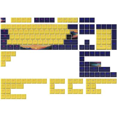 Набір кейкапів DARK PROJECT Sunset Keycaps (ANSI and ISO) DPKS177_SUNS1_ISO&ANSI