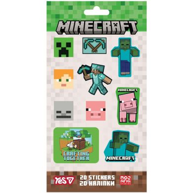 Набір наліпок 2D Yes Minecraft 708529