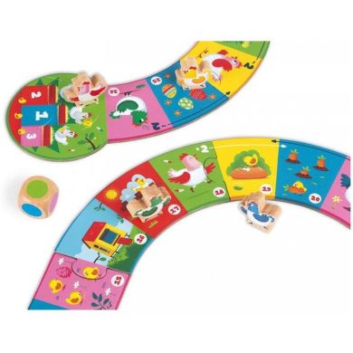 Настольная игра Janod Гонки цыплят J02632