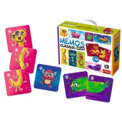Настольная игра Мемос Классические плюс 36 карт Милые монстрики Trefl 02273