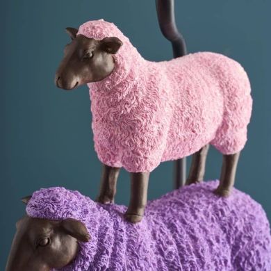 Настільна лампа Colorful Sheep рожева, 35x20x67,5 см Werner Voss 56529