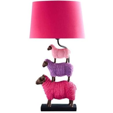 Настільна лампа Colorful Sheep рожева, 35x20x67,5 см Werner Voss 56529