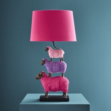 Настільна лампа Colorful Sheep рожева, 35x20x67,5 см Werner Voss 56529