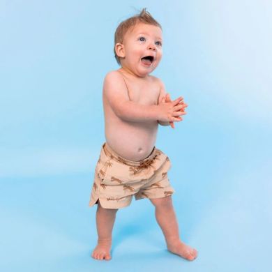 Плавки-шорти Коричневий Леопард Animal 122/128 Swim Essentials 2024SE1521