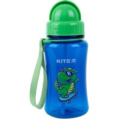 Пляшечка для води, 350 мл, Dino Kite K23-399-2, Синій