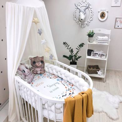Простирадло дитяче з друком 120х60 Гілочка Msonya 1780444