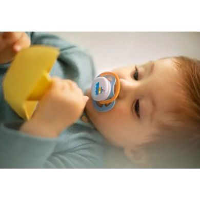 Пустушка ортодонтична Avent Ultra Air I love для хлопчиків, від 0 до 6 місяців, 2 шn SCF080/01