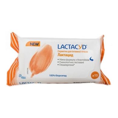 Салфетки для интимной гигиены Lactacyd 15 шт 5000008224 5391520945649