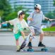 Скейтборд Yvolution Dynamo Cruiser LED 76см, синий YS52B2