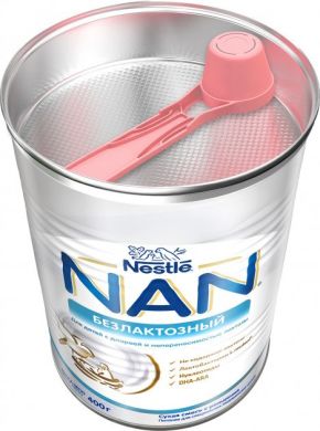 Безлактозная смесь Nestle NAN с рождения 400 г 12306351 7613031568147