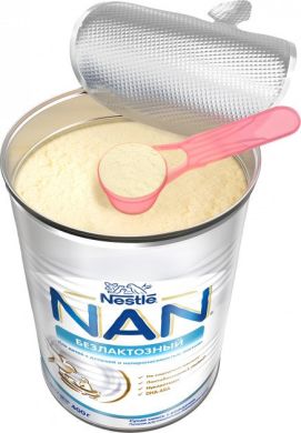 Безлактозная смесь Nestle NAN с рождения 400 г 12306351 7613031568147