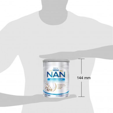 Безлактозная смесь Nestle NAN с рождения 400 г 12306351 7613031568147