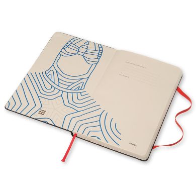 Записна книжка Moleskine Avengers 13 х 21 см 240 сторінок в лінію Captain America LEAVQP060CA