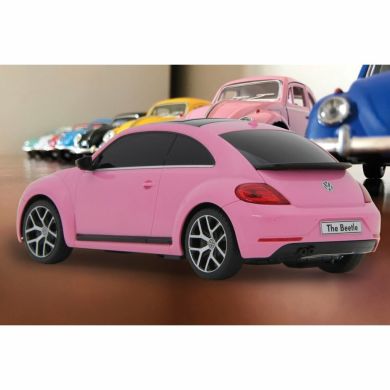 Автомобиль на радиоуправлении VW Beetle 1:24 Розовый 2,4 ГГц Rastar Jamara 405160