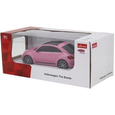 Автомобиль на радиоуправлении VW Beetle 1:24 Розовый 2,4 ГГц Rastar Jamara 405160