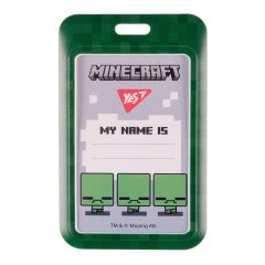 Бейдж без стрічки вертикальний Minecraft, слайдер YES 940322