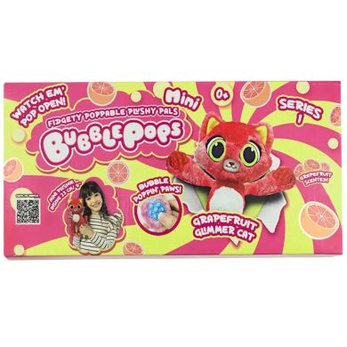 Bubble Pops М&rsquo;яка іграшка міні Грепфрутова кішка, 2402005/12