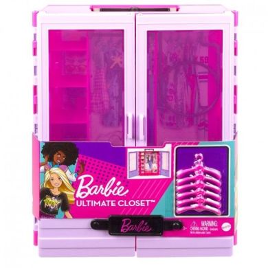 Бузкова шафа для одягу Barbie Барбі HJL65