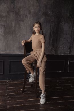 Футболка дитяча Tell Me 140 Бежевий T-542013C